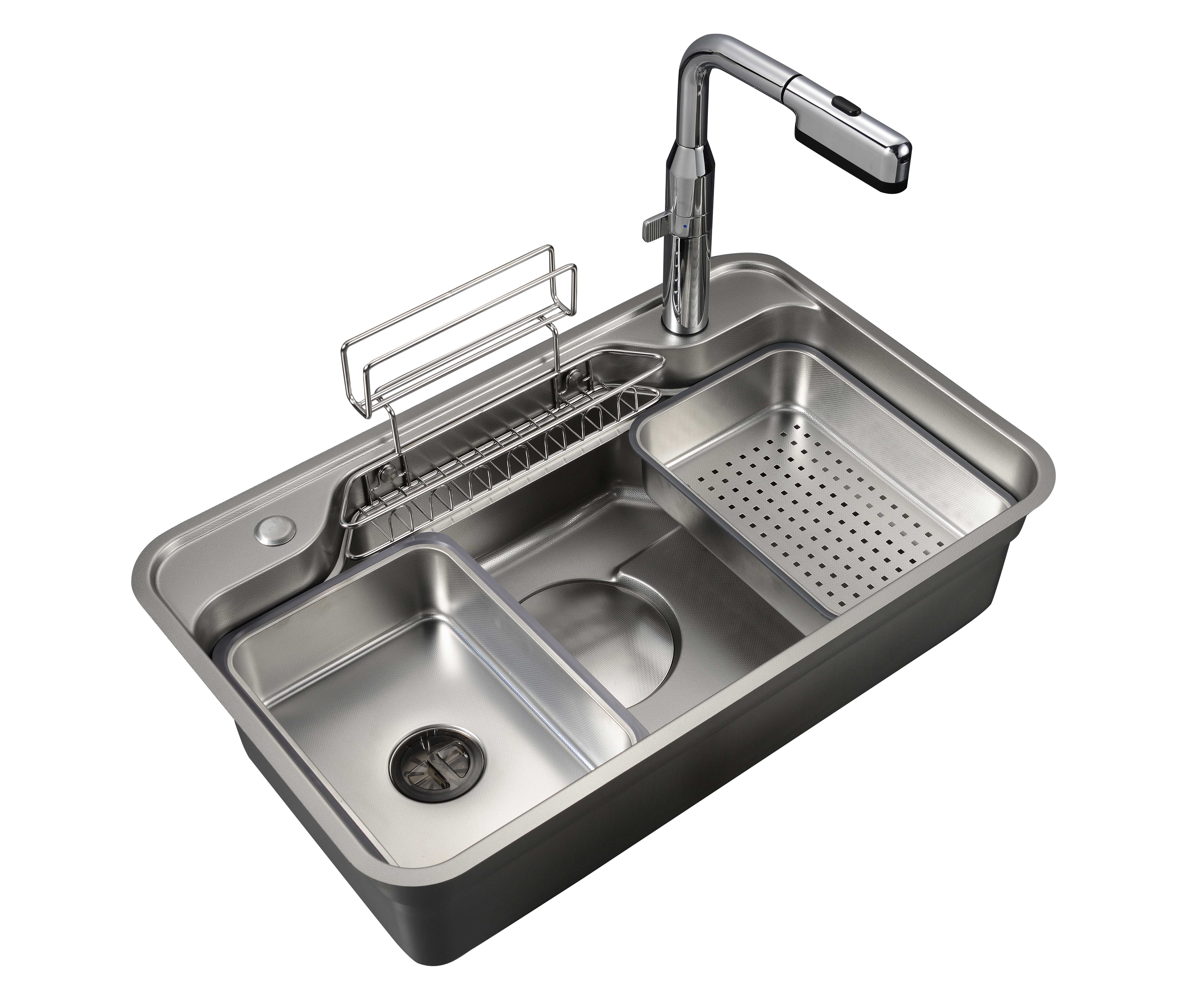 stainless steel sink multifunctional single bowl 7548