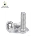 Шрубы з шасціграннай галоўкай і круглай галоўкай з нержавеючай сталі