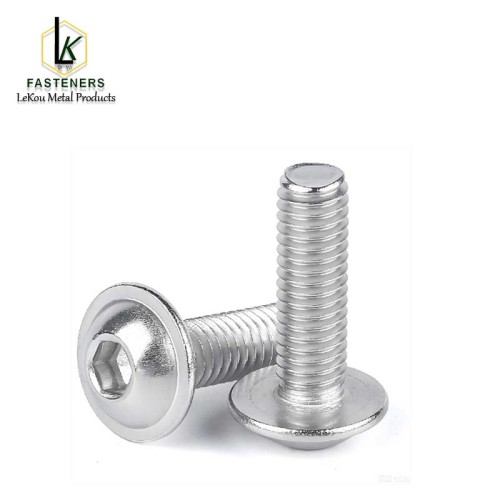 Шрубы з шасціграннай галоўкай і круглай галоўкай з нержавеючай сталі