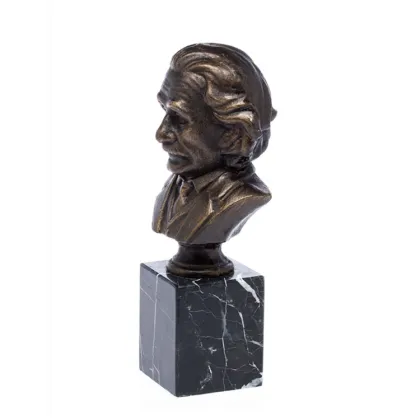 Classic Design Bronze Einstein Bust Sculpture