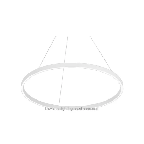 60cm Diameter White Up-Down Ring LED Linear Luminaire: Fashionable Nordic Pendant Light