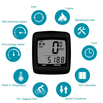 201A Bicycle Computer Speedometer - Bicycle Accessories