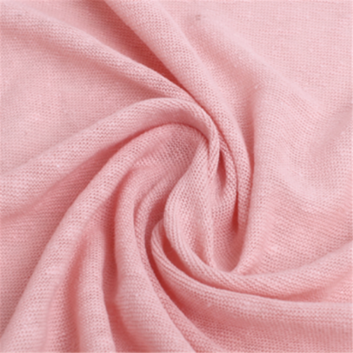 Factory Textile Material Dyed Knitted Linen Jersey Fabric