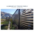 Fence in alluminio modulare design moderno