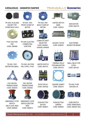 VAMATEX TR-V041P401 MOTOR FAN SUCTION FAN LIMITED SWITCH