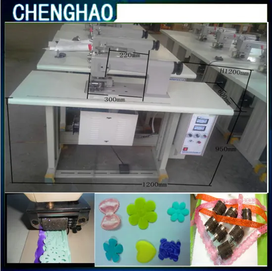 Plastic, Leather and Fabric Ultrasonic Lace Sewing and Embossing Machine