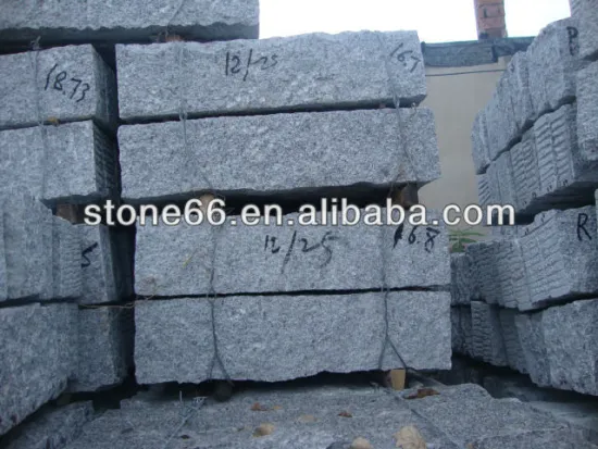 Basalt Cubes Curbstone