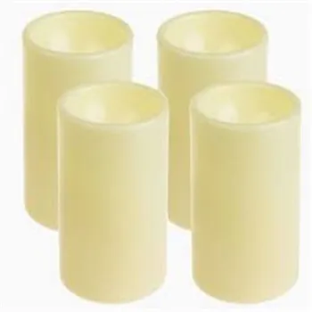 Lifetime guaranteed flickering plastic LED candle