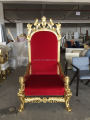 Luksusowy królewski styl złoty biskup biskup krzesła