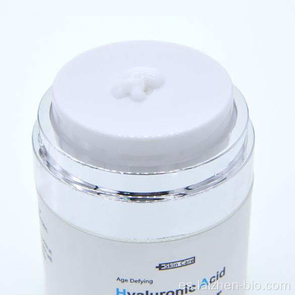 Crema antiedad hidratante de ácido hialurónico para el cuidado de la piel