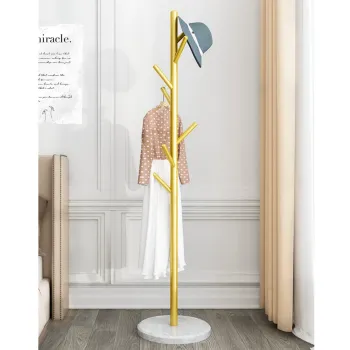 Hot Selling Corner Floor Tree: A Stylish Metal Coat Rack Stand for Entryway with Hanging Closets