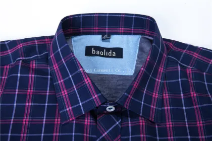 Fashion Plaid Cashmere Fleece Thermal Men's Shirt