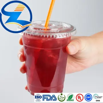 Customized PLA Disposable Biodegradable Clear Plastic Cups