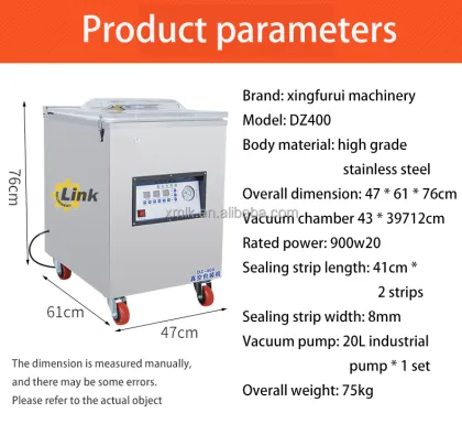 CE Certified Food Roast Chicken Sausage Vacuum Chamber Sealing Machine