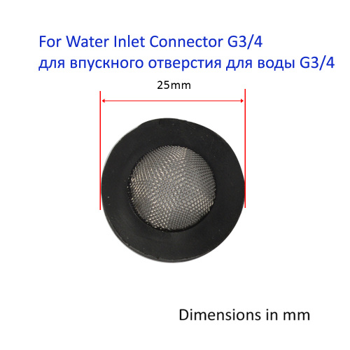 Filtro 40 filtro de malha de malha Irrigação de filtro da bomba de água