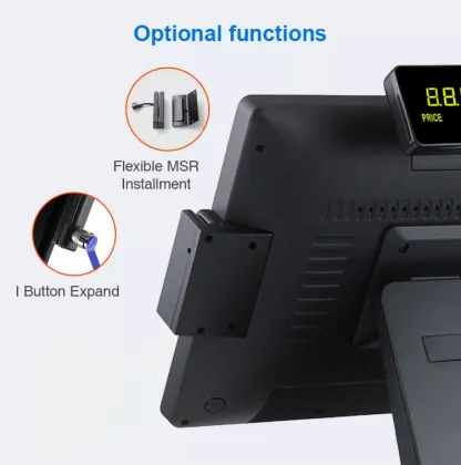 Catering Supermarket Multi-Touch Cashier System with Aluminum Alloy Body and Humanized Design
