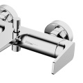 ATHENS bath mixer for exposed installation with side lever