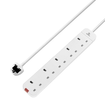 5 Outlet 3 Meter Cable Factory Power Strip UK Standard with Child Proofing