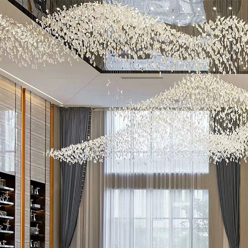 Corridor bar Luxury hotel led chandelier light