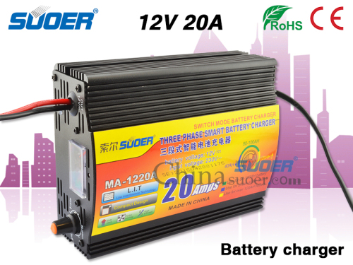 Suoer Fast Battery Charger 20A Best Price Battery Charger 12V Universal Battery Charger