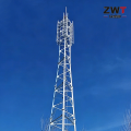 Design durável de torre de comunicação de três tubos