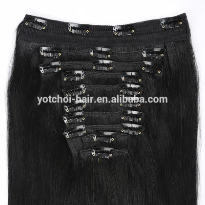 Yotchoi Hair Beauty Hair Products Brazilian Virgin Hair Clip In Extension