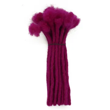 100% Natural Handmade Dreadlocks Extension  Crochet Braid Hair Afro Kinky Human Hair Dreadlock Human Hair Loc Extension