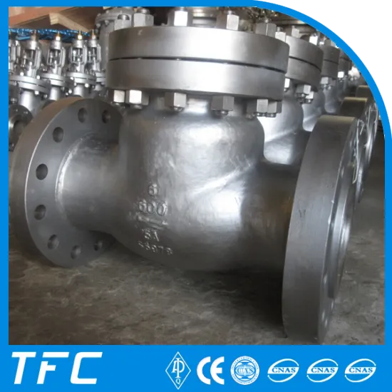 cast steel bolted cover API 6D check valve