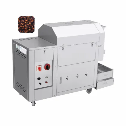 Electric Heating Tea Leaf Roasting Machine for Peanuts, Barley, Groundnuts, Sesame, and Chestnuts