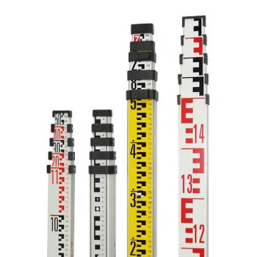 Professional Durable Aluminum Leveling Staff: Essential Accessories for Surveying Instruments