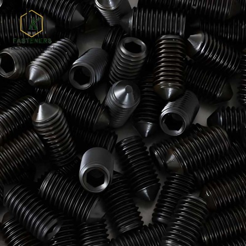 Шестигранная головка Установочные винты с конической точкой