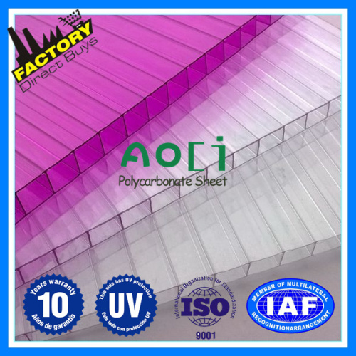 Hot Sell Double Wall Polycarbonate Sheet