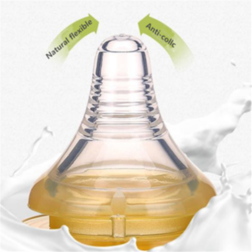 Enhanced Infant Silicone Teat Bottle Nipple Wide L