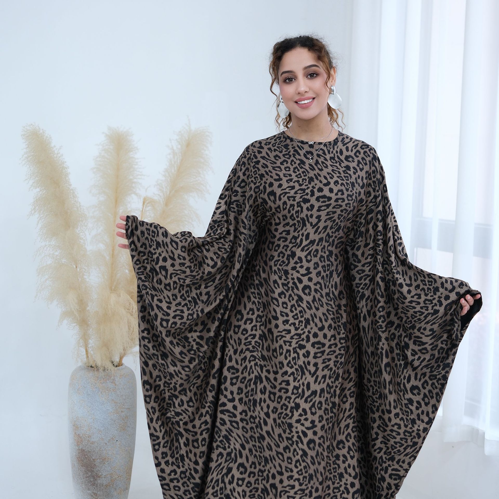 Leopard Print Kaftan (3)
