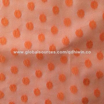 Spot Netting Fabric, Various Designs and Colors are Available