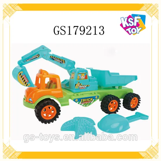 Plastic Beach Car With Funny Sand Mold Model Toy