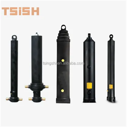 Long Stroke Single Acting Hydraulic Telescopic Cylinders for 30 Ton Hino Dump Trucks: Brands Including Prince Anthony, Peabody, Galion, Johnson, and Ward