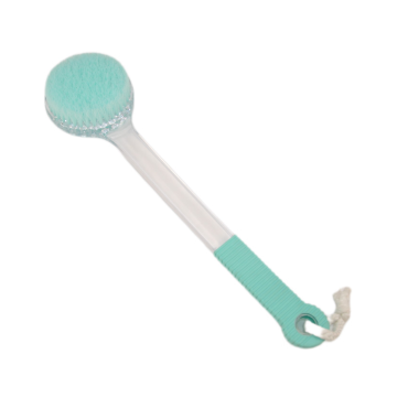 High-Quality Double Head Massage Bath Brush with Non-Slip Handle and Plastic Long Handle