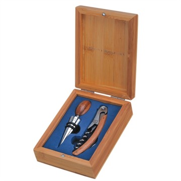 hot selling wine set in bamboo box wine accessories
