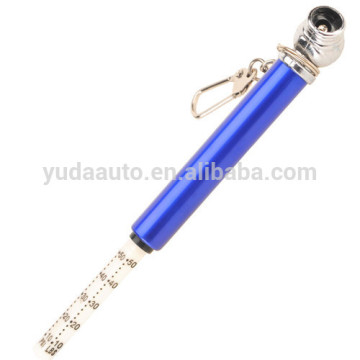 Mini type,courful easy to take and read pencil tire gauge pressure gauge