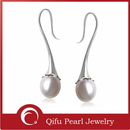 Sterling Silver Jewellery Simple Women's No Stone Earrings