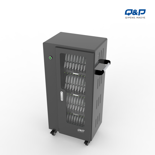 Smart timer control Tablet charging carts with handles