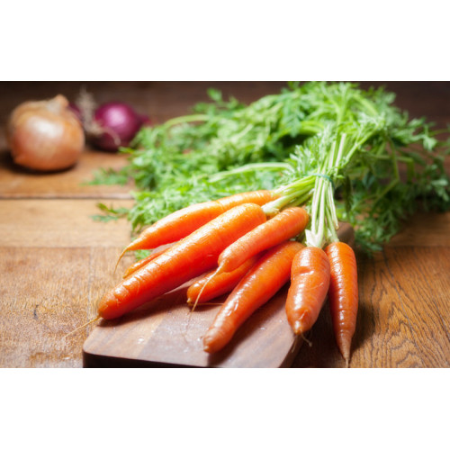 nuovo raccolto di carota fresca