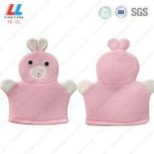 Cute rabbit gloves children shower item