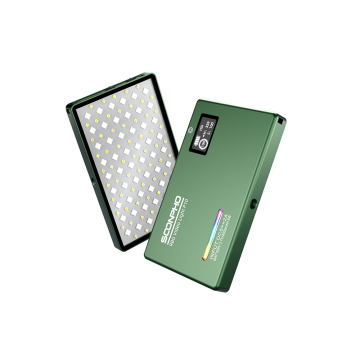 SOODPHO P10 RGB LED LED LIGHT-Πλήρης έξοδος χρώματος, CRI97+, 2500K-8500K BI-Color, Ultra Thin, Dimmable Brightness &amp; Θερμοκρασία