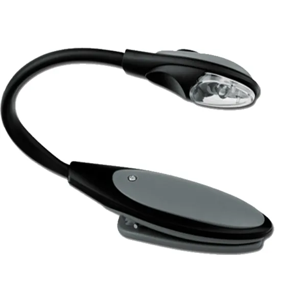 Goldmore1 Portable White LED Clip Book Reading Lamp