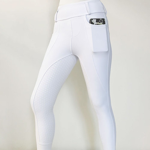 Popular Senior White Ladies Equestrian Breeches