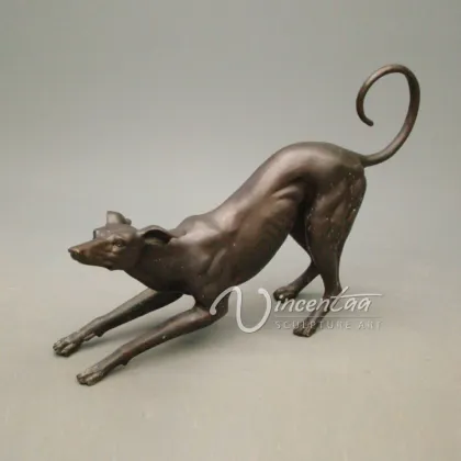 Bronze Greyhound Statues