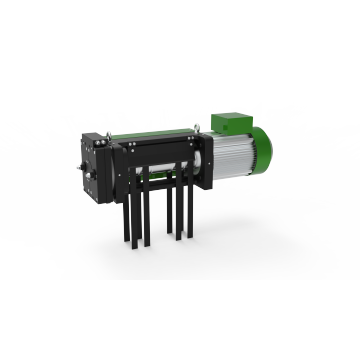 Mesin traksi modern lift datar