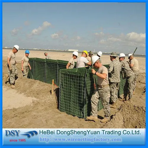 Military Sand Wall Hesco Barrier